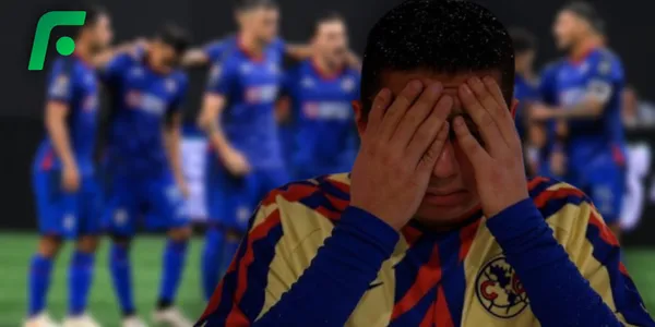 Ilustración de jugador del América triste (Fuente: GROK)