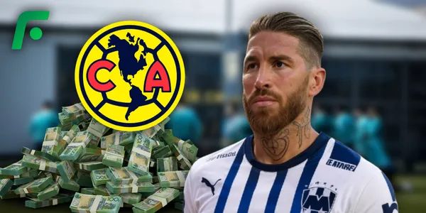 Ilustración de Sergio Ramos en Rayados (Fuente: GROK)