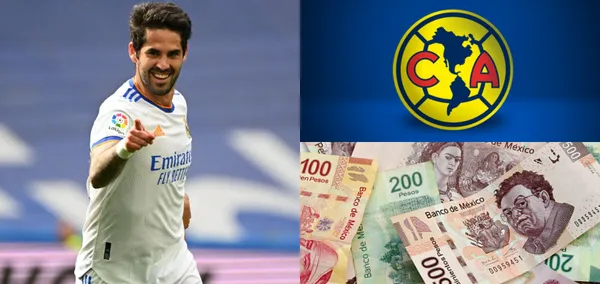 Isco ganaría una millonada si llega con las Águilas del América.