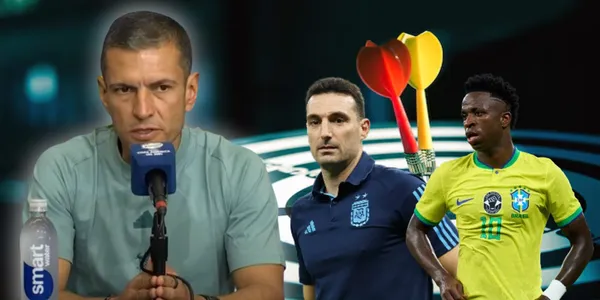 Jaime Lozano durante conferencia de prensa en la Copa América (Fuente: TUDN)