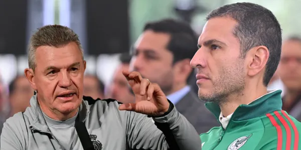 Jaime Lozano durante la conferencia de prensa de la Selección Mexicana