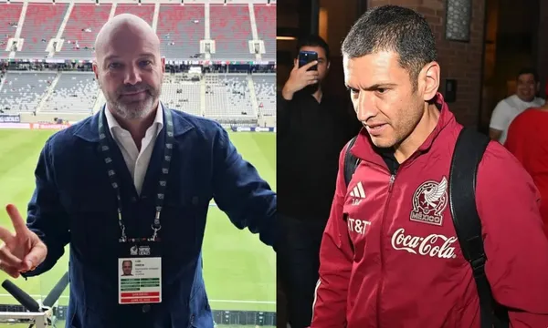Jaime Lozano saliendo de un hotel y Luis García en un estadio de fútbol / Cero Cero
