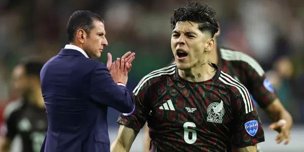 Jaime Lozano tras el triunfo de México ante Jamaica (Fuente: Getty Images)