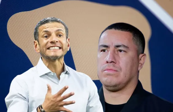 Jaime Lozano y Efraín Juárez/Foto Pumas.