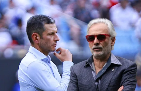 Jaime Lozano y Jesús Martínez/Foto TNT Sports.