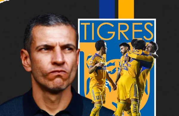Jaime Lozano y jugadores de Tigres/ Foto Tigres.