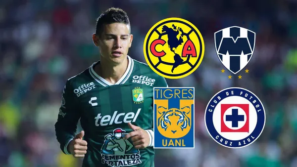 James Rodríguez durante su etapa en León