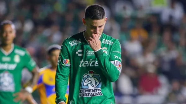 James Rodríguez triste en León (Foto: MEXSPORT)