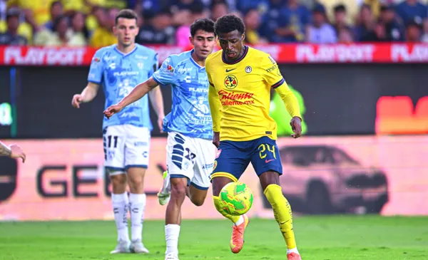 Javairo dispara a portería ante Atlas (Fuente: Mexsports)