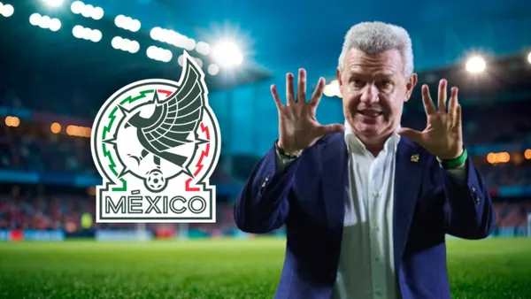 Javier Aguirre durante el cotejo de la Selección Mexicana