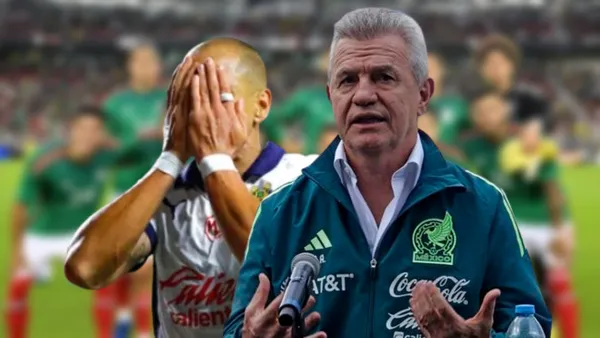 Javier Aguirre y Chicharito Hernández / Foto: Mexsport / miseleccionmx