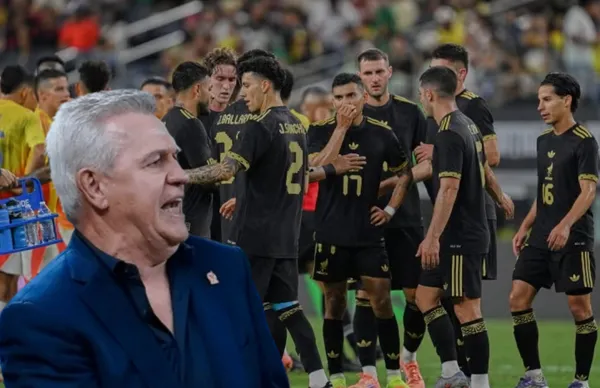 Javier Aguirre y jugadores de Selección Mexicana/ Foto MexSport.
