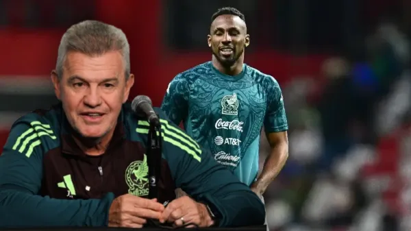 Javier Aguirre y Julián Quiñones