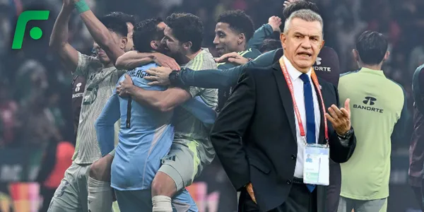 Javier Aguirre y los jugadores de México (Fuente: MEXSPORT)