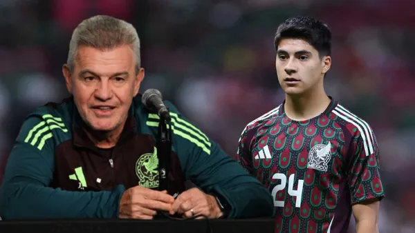 Javier Aguirre y Obed Vargas