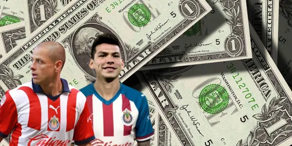 Javier Hernández e Hirving Lozano con el jersey de Chivas / FOTO El Universal