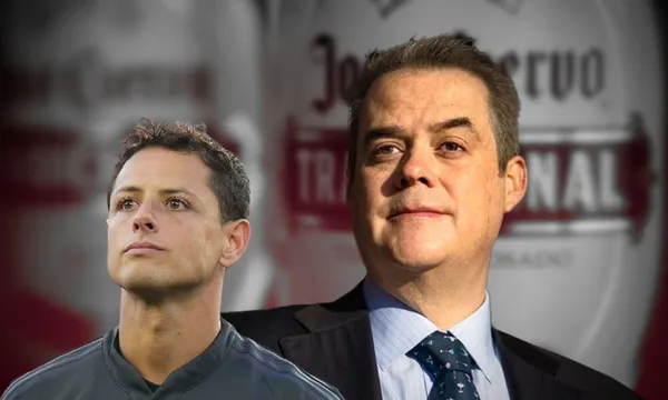 Javier Hernández y el empresario Juan Domingo Beckmann / El Ceo