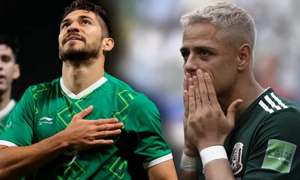 Javier Hernández y Henry Martín / Foto: @miseleccionmx / Mexport