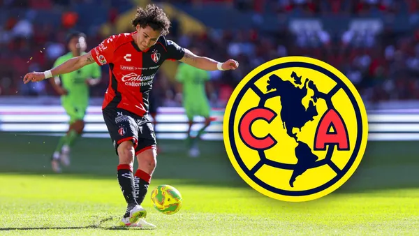 Jeremy Márquez y sello del América