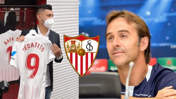 Jesús Manuel Corona fue presentado como nuevo jugador del Sevilla y el DT del cuadro español, Julen Lopetegui tuvo sus primeras impresiones