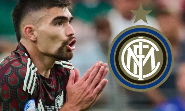 Johan Vásquez jugando con México en Copa América (Fuente: Mexsports)