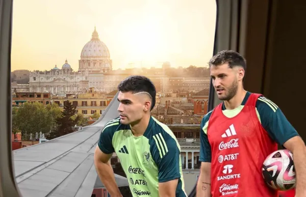 Johan Vásquez y Santiago Giménez/Foto En Roma.com