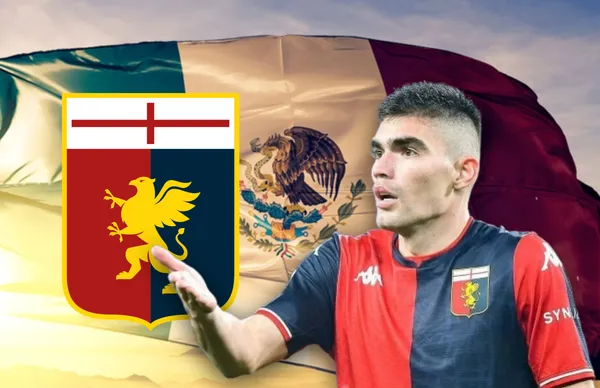 Johan Vázquez y bandera de México/ Foto Oleksii Liskonih.