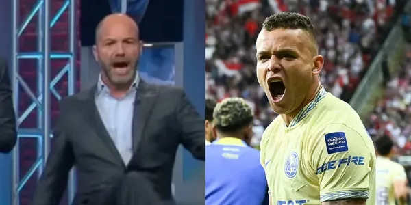 Jonathan Rodríguez sigue en plan grande con América y marca un gran gol a Chivas.