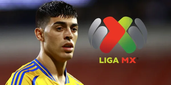 Juan Brunetta junto al logo de la Liga MX / FOTO DIARIO AS