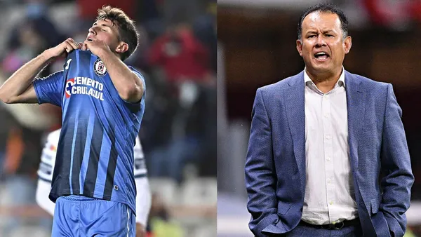 Juan Reynoso olvida en la banca a una de las joyas de Cruz Azul
