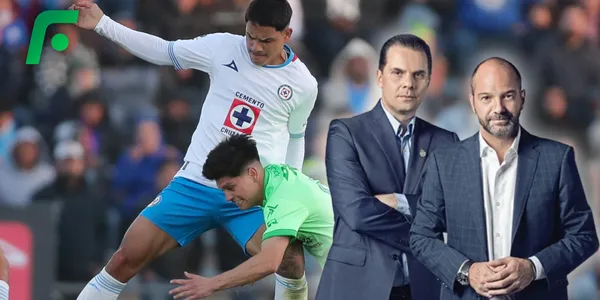 Juárez vs Cruz Azul / Christian Martinoli y Luis García (Fuente: MEXSPORT)