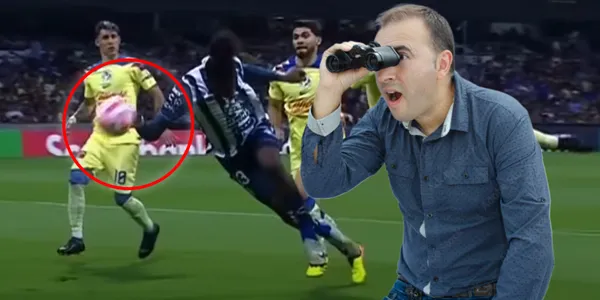 Jugada del partido entre América y Pachuca por Concacaf Champions Cup / Foto: Captura de pantalla TUDN