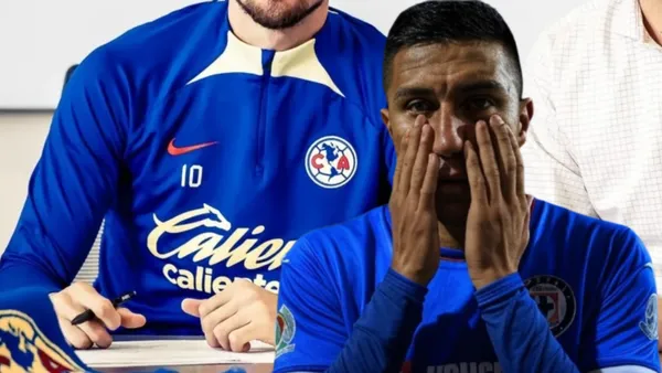 Jugador de Cruz Azul (Foto: GROK y Club América)