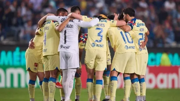 Jugadores Club America (Foto: Periódico AM).