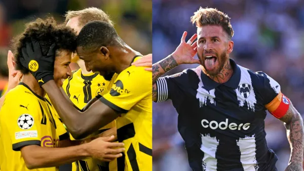 Jugadores de Borussia y Sergio Ramos