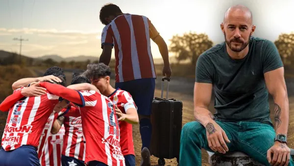 Jugadores de Chivas y Diego Dreyfus (Foto: Milenio y GROK)