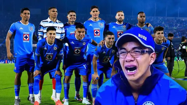 Jugadores de Cruz Azul en la Concacaf Champions Cup (Foto: MEXSPORT)