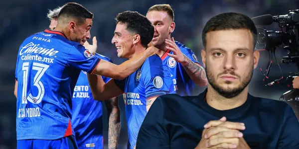 Jugadores de Cruz Azul festejando el triunfo ante Cruz Azul / Getty Images