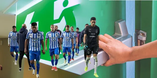 Jugadores de Rayados entrando a vestidores / FOTO Vanguardia