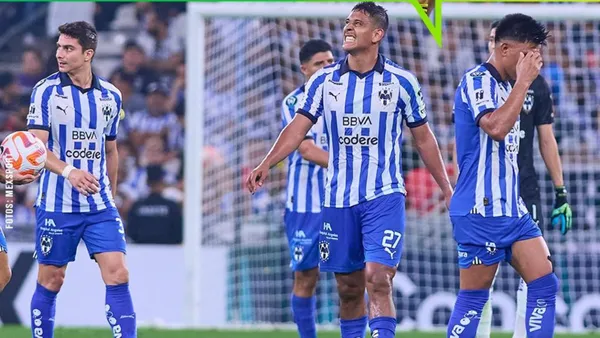 Jugadores de Rayados y Columbus Crew Foto: TNT Sports México