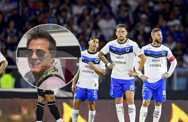 Jugadores de Rayados y José Antonio Noriega/ Foto Once Diario.