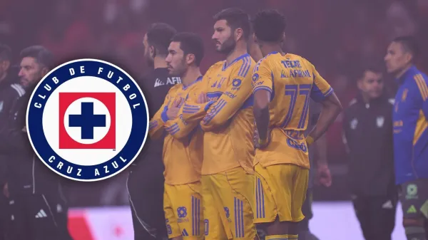 Jugadores de Tigres durante la final ante Toluca