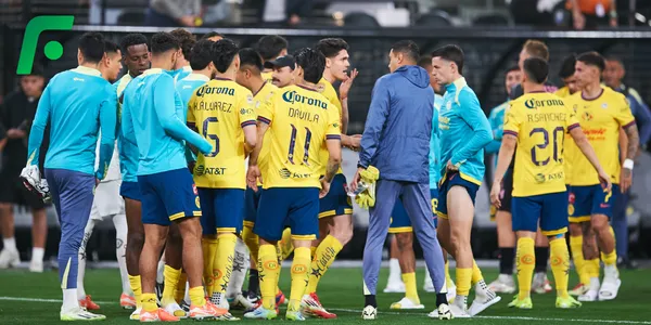 Jugadores del América durante el amistoso con Inter Miami (Fuente: MEXSPORT)