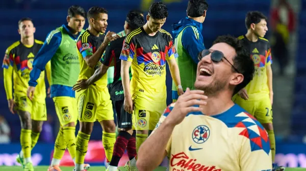 Jugadores del América durante la derrota ante FC Juárez