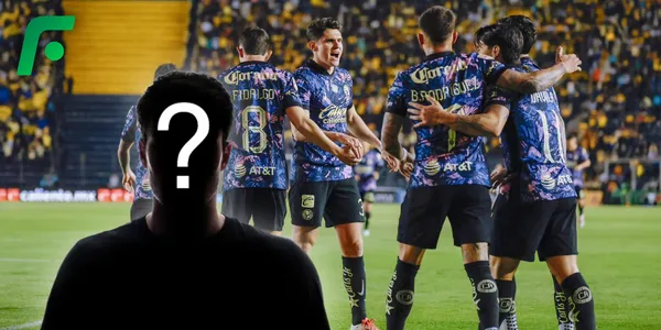 Jugadores del América en el triunfo ante San Luis (Fuente: MEXSPORT)