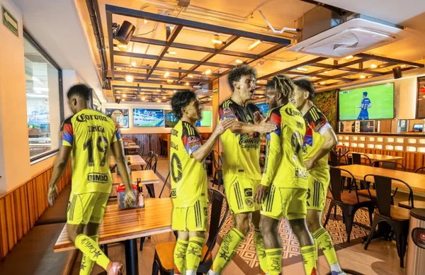 Jugadores del América/ Foto 'El Remolkito'.