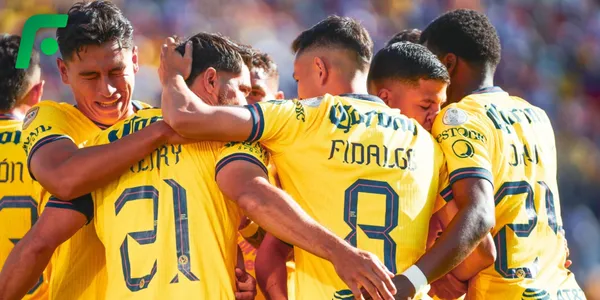 Jugadores del América (Fuente: MEXSPORT)