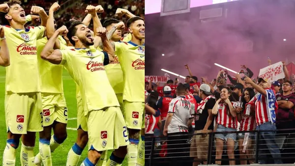 Jugadores del América se burlaron de afición de Chivas | Foto: Especial