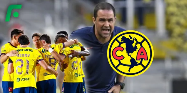 Jugadores del América y Jardine (Fuente: MEXSPORT)
