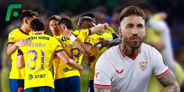Jugadores del América y Sergio Ramos (Fuente: MEXSPORT / Goal)